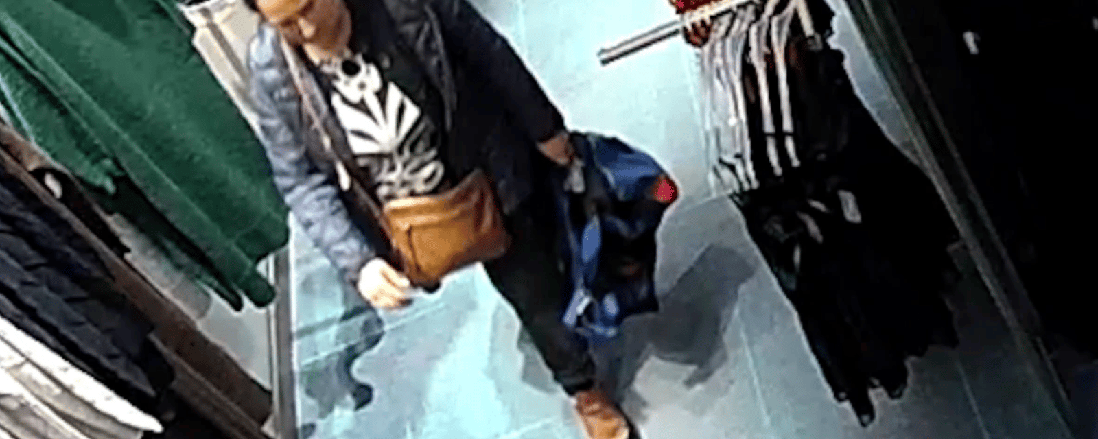 La police est à la recherche d'une femme suspectée d'un vol de plus de 1000$ dans un magasin