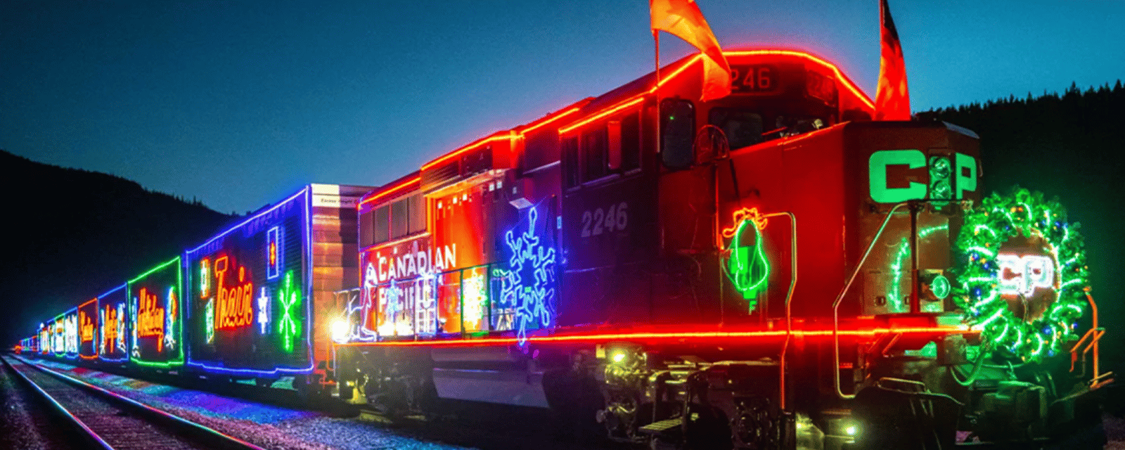Le sublime Train de Noël fait son retour cette semaine au Québec et voici où il va s'arrêter