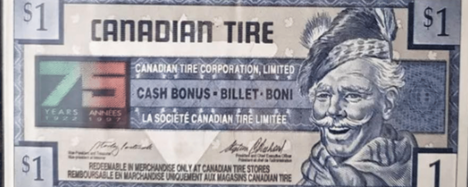 Vos vieux billets de Canadian Tire pourrait maintenant valoir des milliers de dollars.