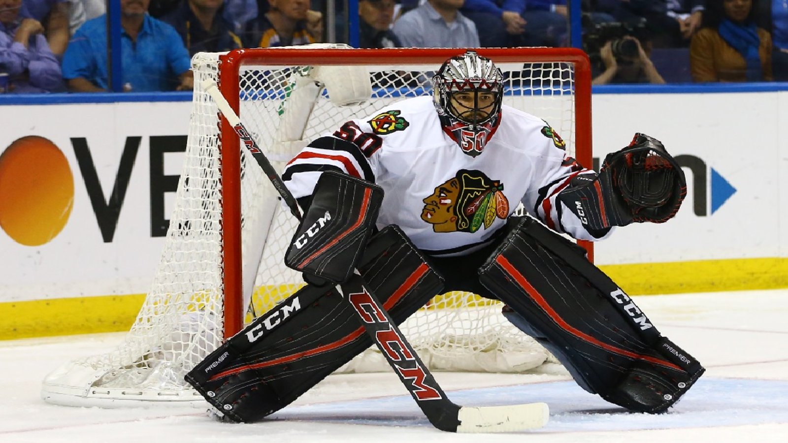 Au tour de Corey Crawford de dévoiler son masque de Team Canada!