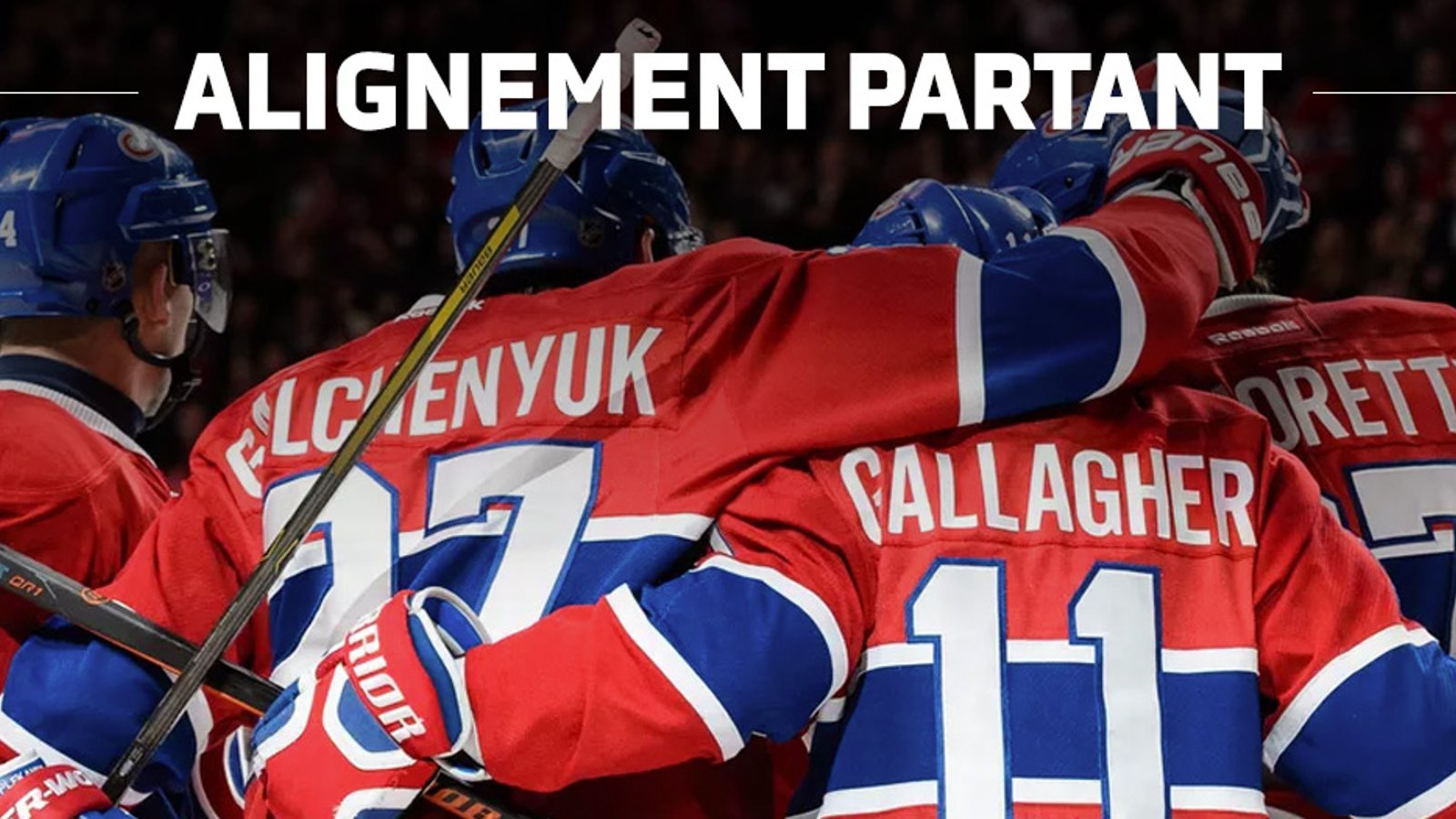 Voici les trios du Canadien pour le match de ce soir!