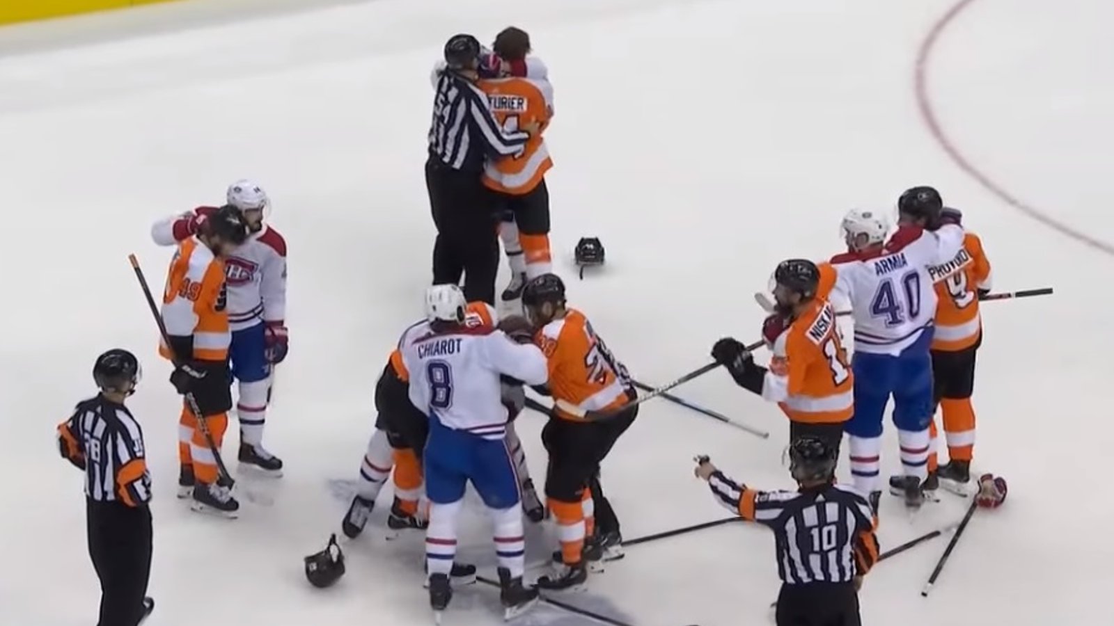 La LNH enquêtera sur trois incidents dans le match Canadiens/Flyers