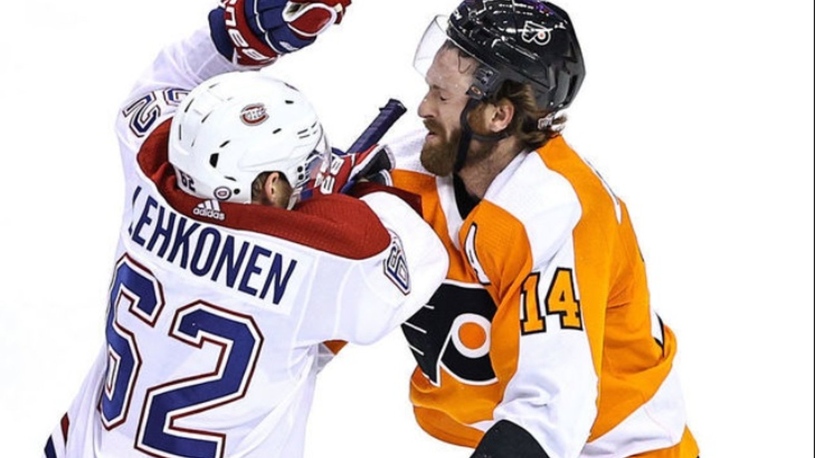 Sean Couturier a asséné un coup salaud à Artturi Lehkonen