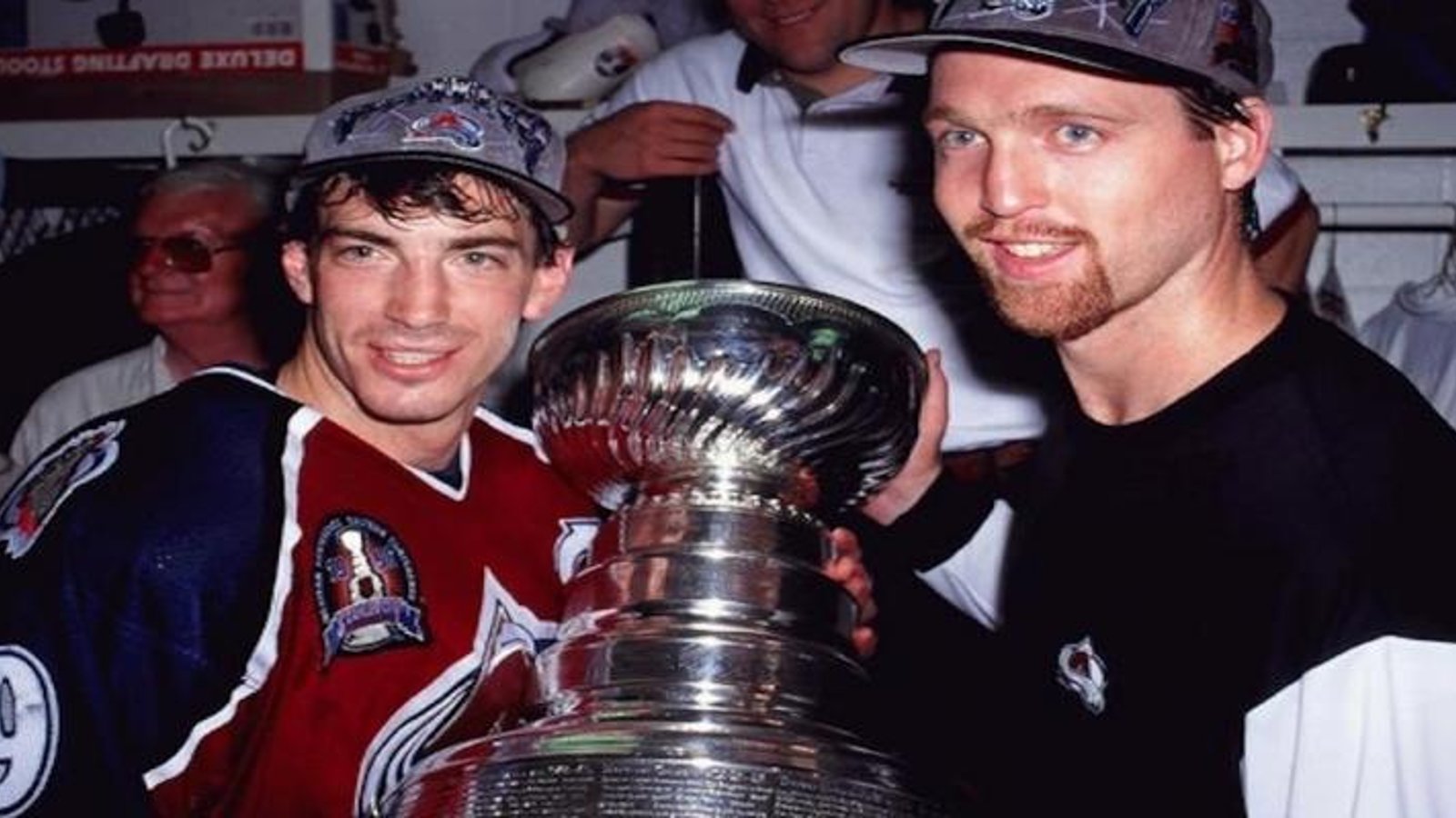 Roy et Sakic au centre-ville!