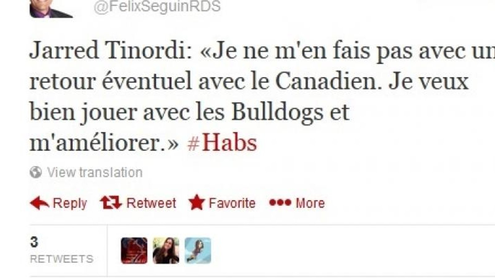 L'attitude de Beaulieu le sortira-t'il de Montréal?