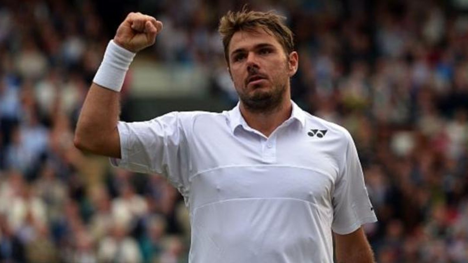 Une scène digne de slapshot... au tennis!