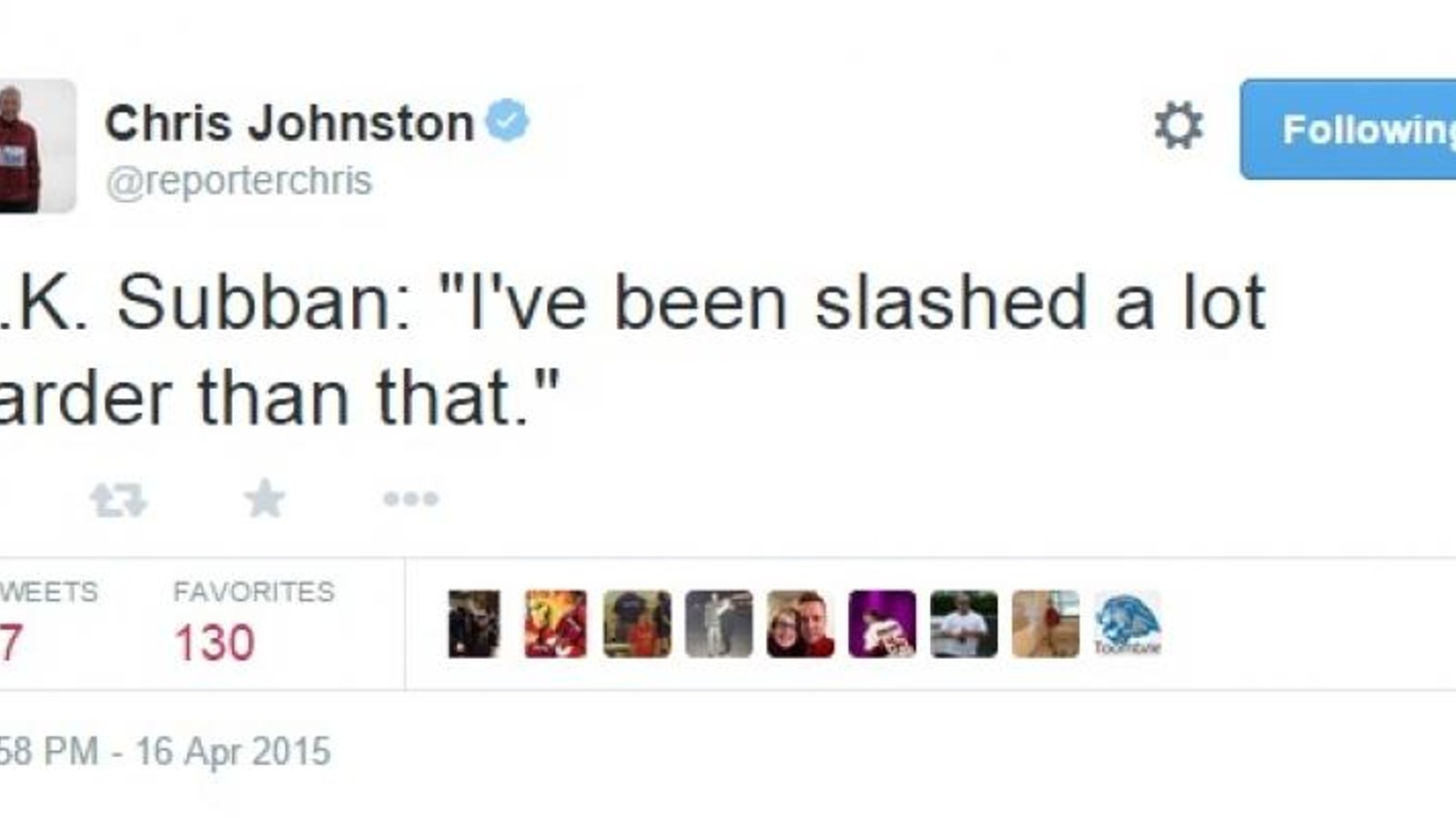 PK n'est pas impressionné par Mark Stone!
