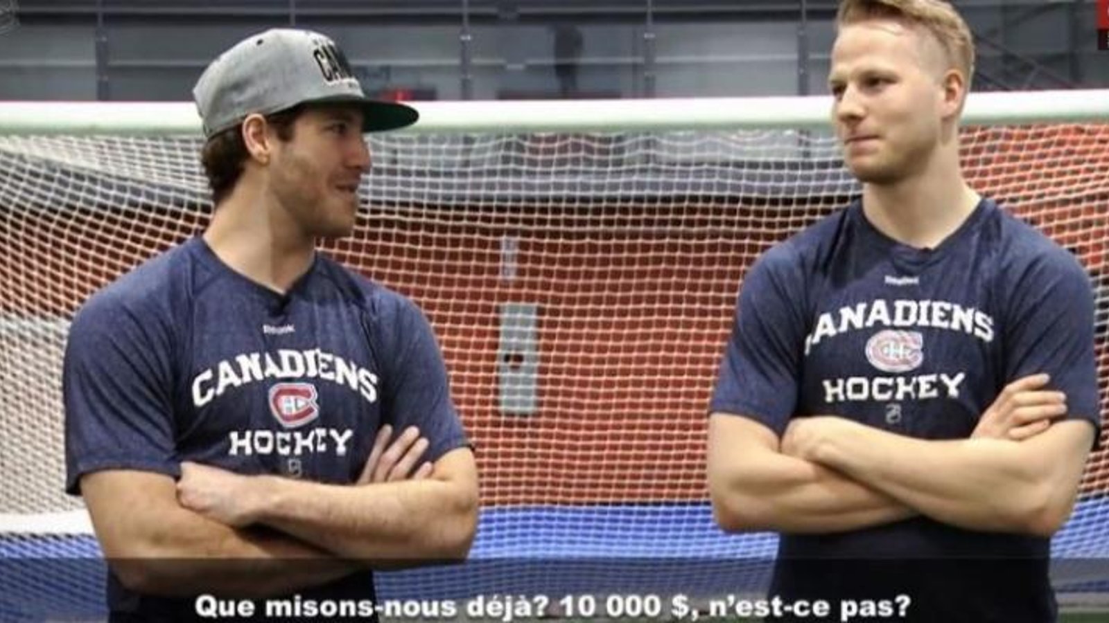 VIDÉO: Prust et Eller s'affrontent sur le terrain de soccer!