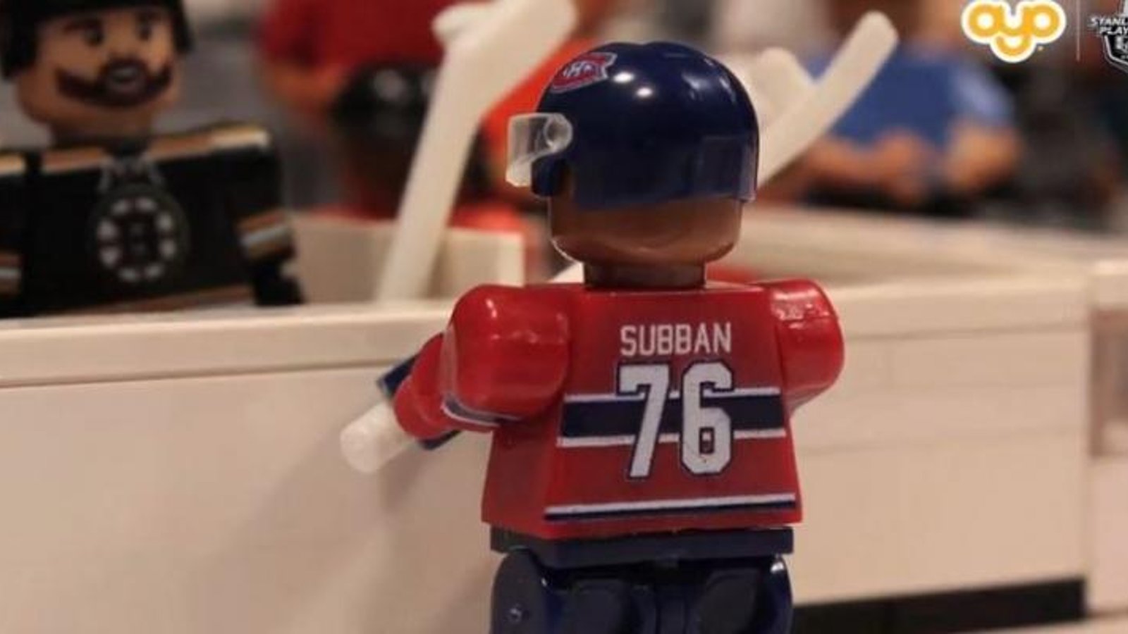 VIDÉO: L'incident Subban-Thornton et la bouteille d'eau recréé en Lego!