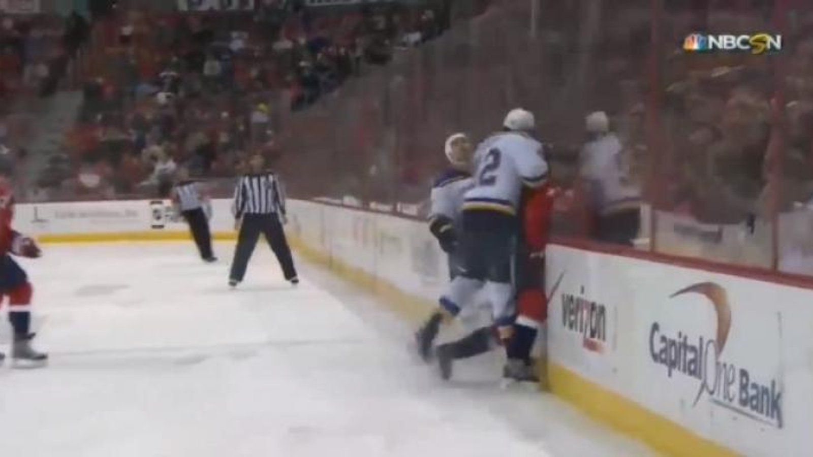 (VIDEO): David Backes gets ejected for hit on Alzner.