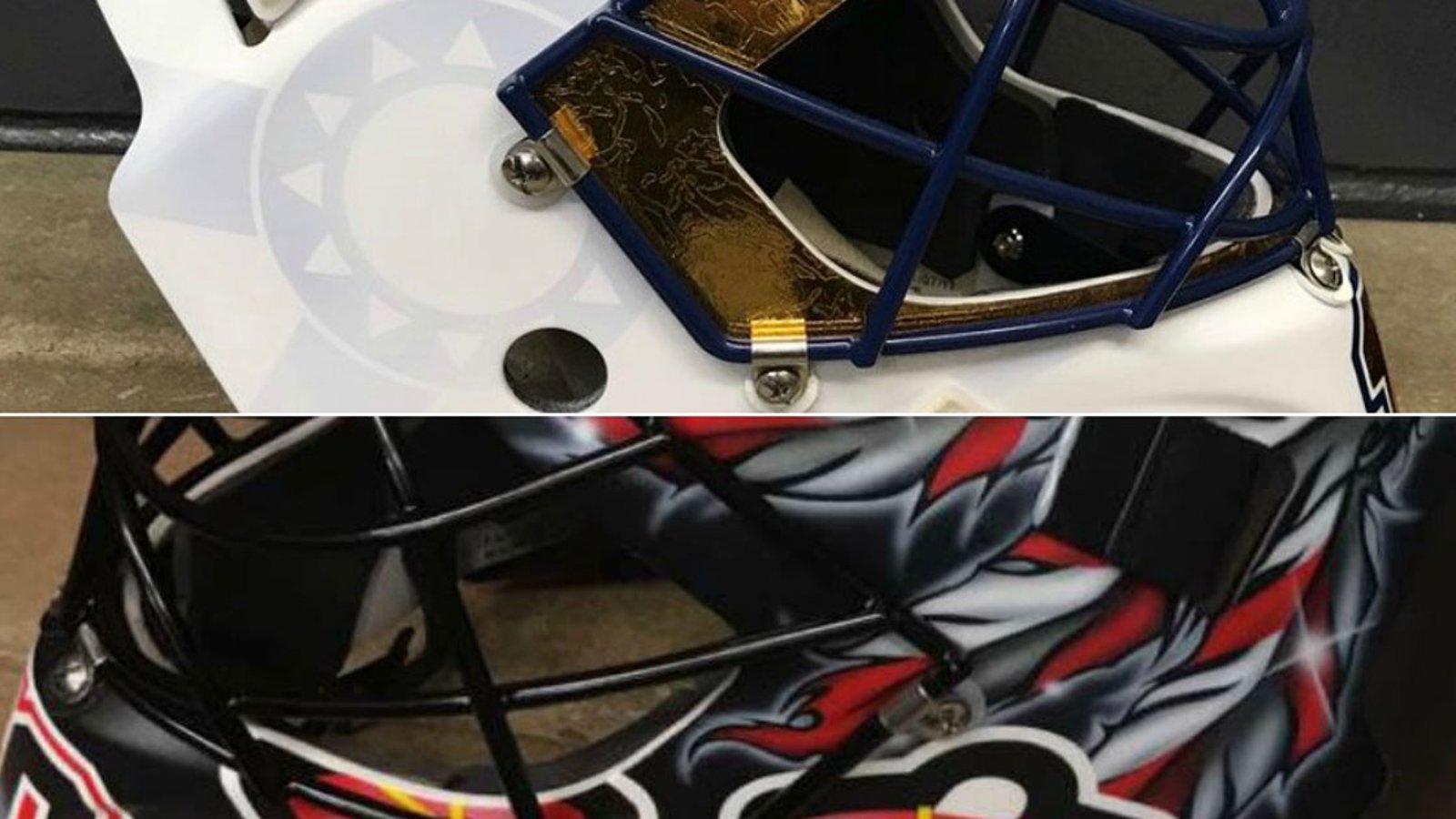Must See: Two more NHL goalies unveil their stunning new masks!
