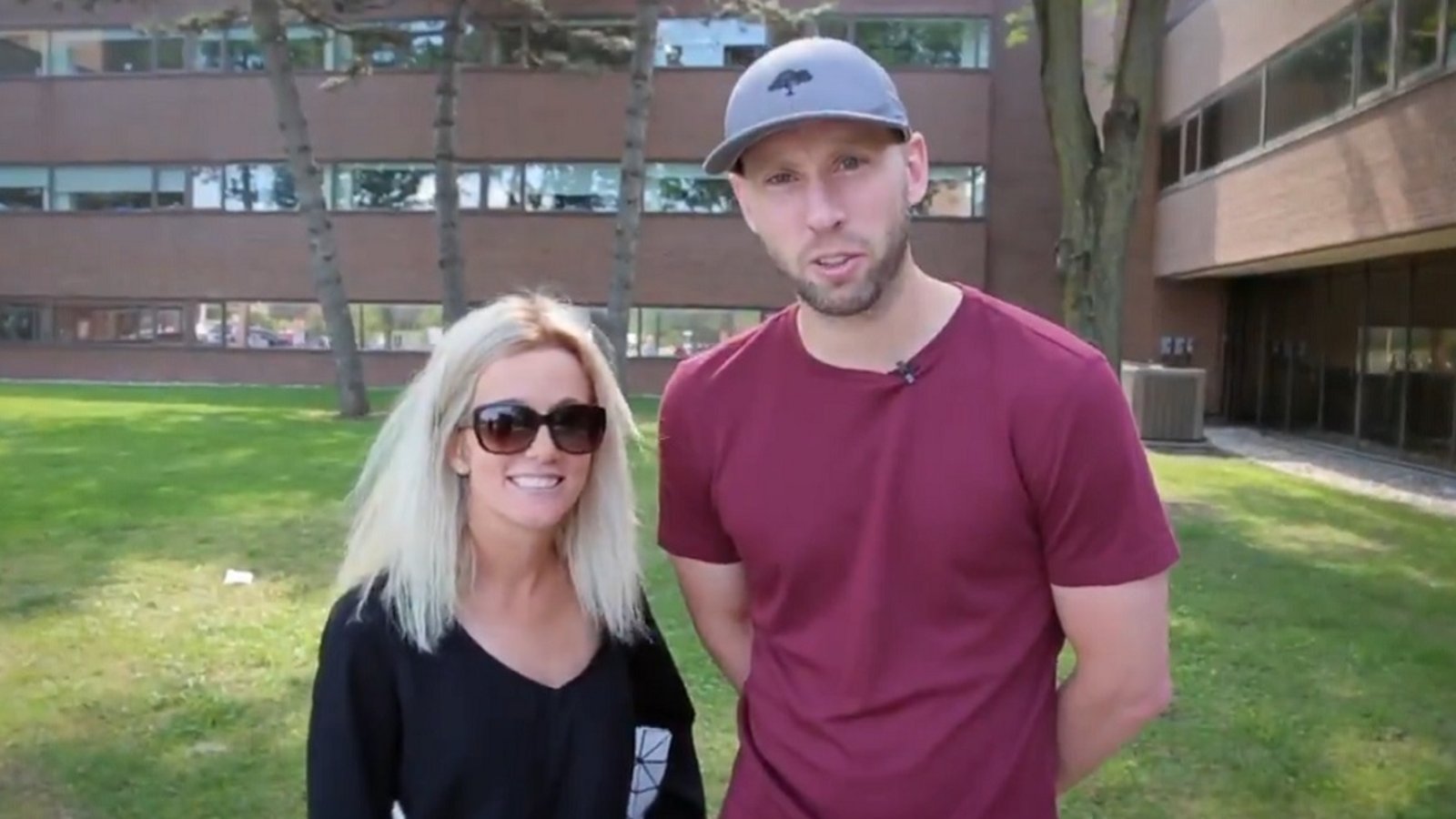 Goaltender Craig Anderson surprises superfan at the hospital. 