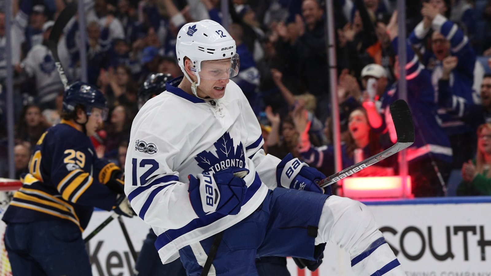 Leafs forward may have revealed his new number for next season.