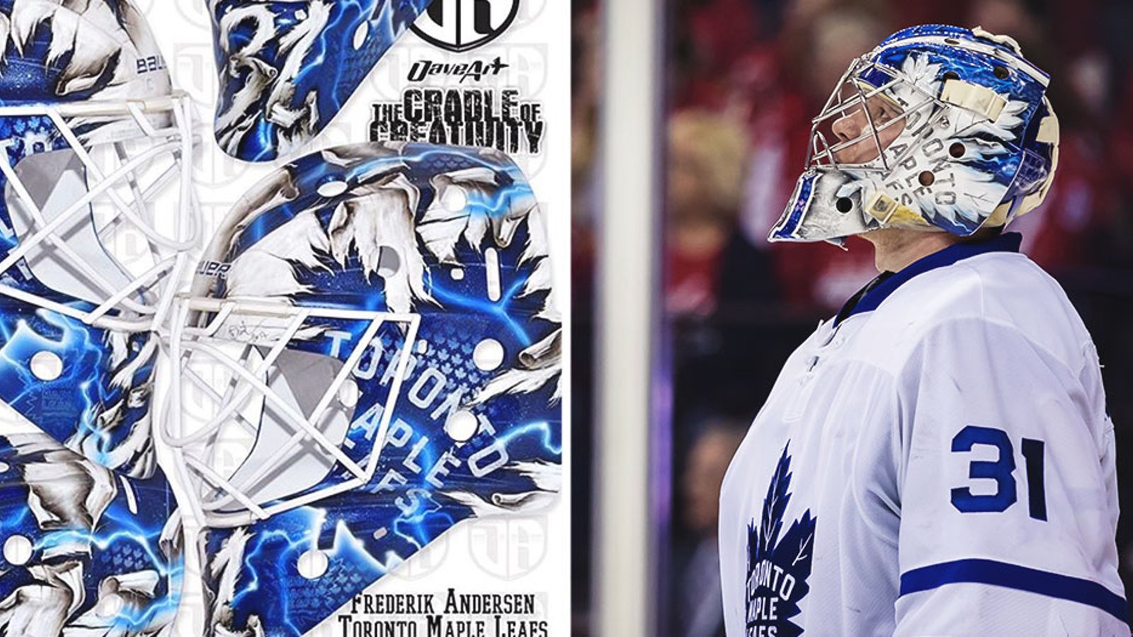 Must See: Leafs’ Andersen goes old school with his new mask