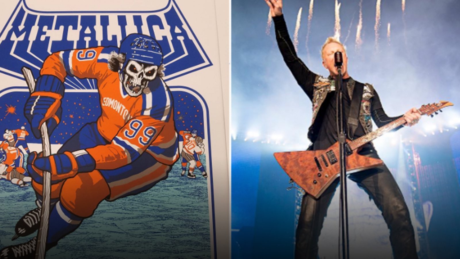 Must See: Incredible Gretzky poster from last night’s Metallica concert in Edmonton