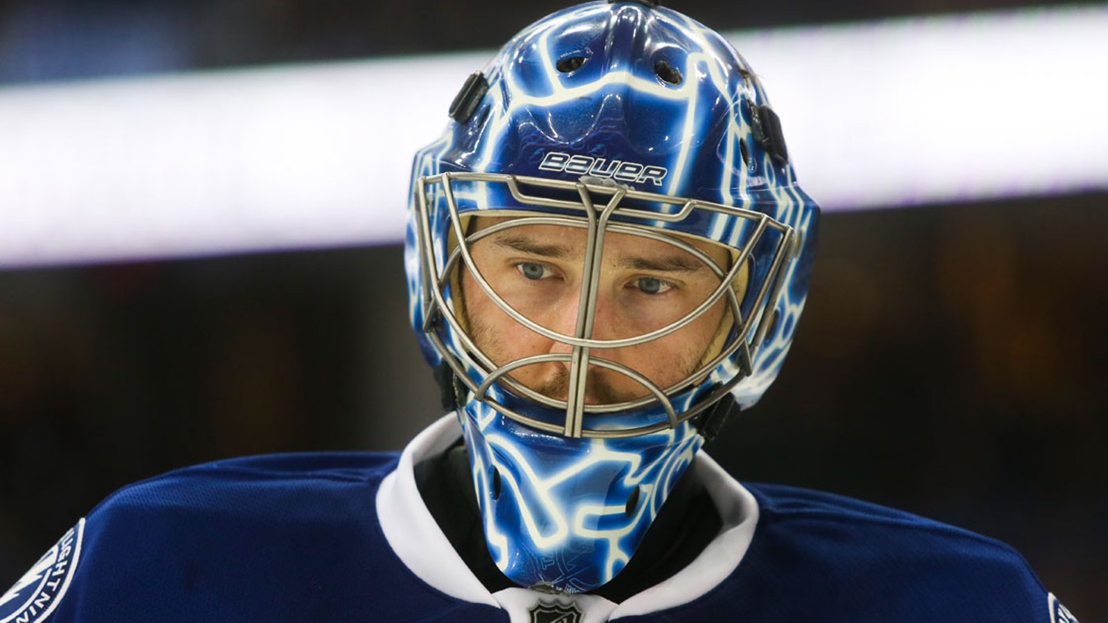 Must see: a unique new mask for Ben Bishop! 