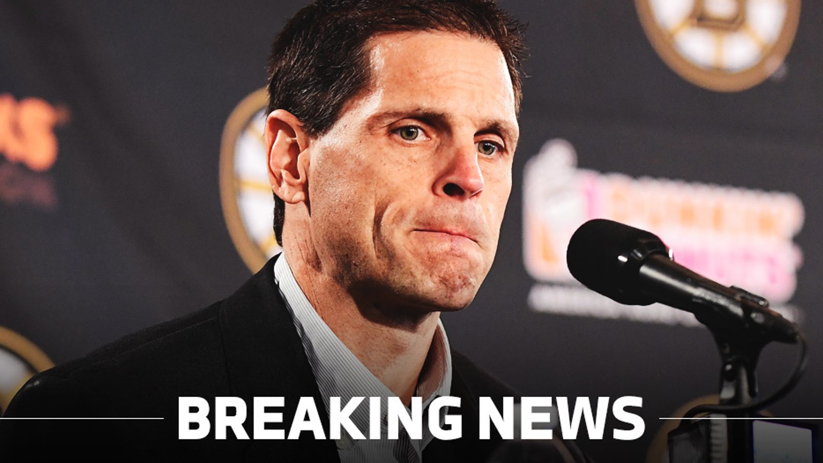 Bruins first round pick will remain low on depth chart according to Bruins GM.