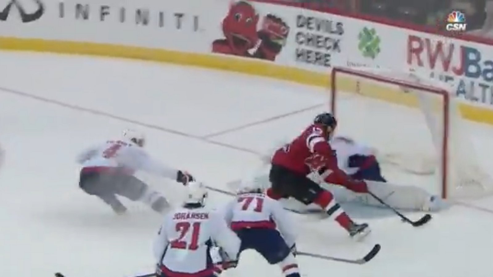 Nico Hischier shows why he was the #1 pick in the draft on Monday night!