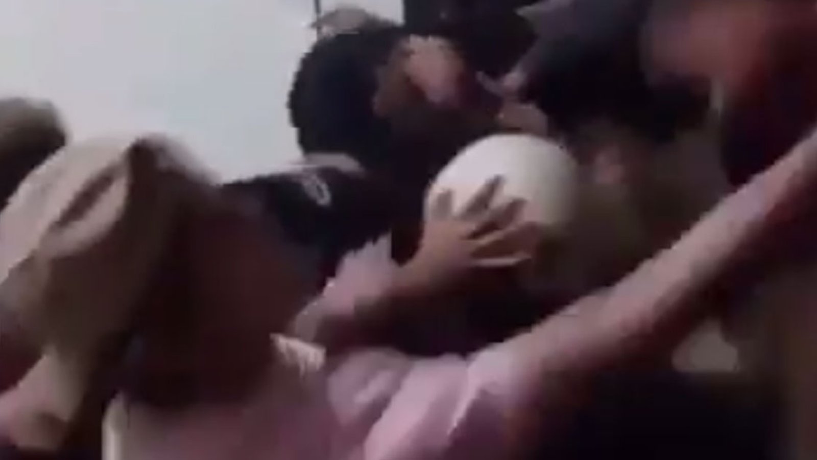 Video: Savage and senseless brawl breaks out in arena stands! 