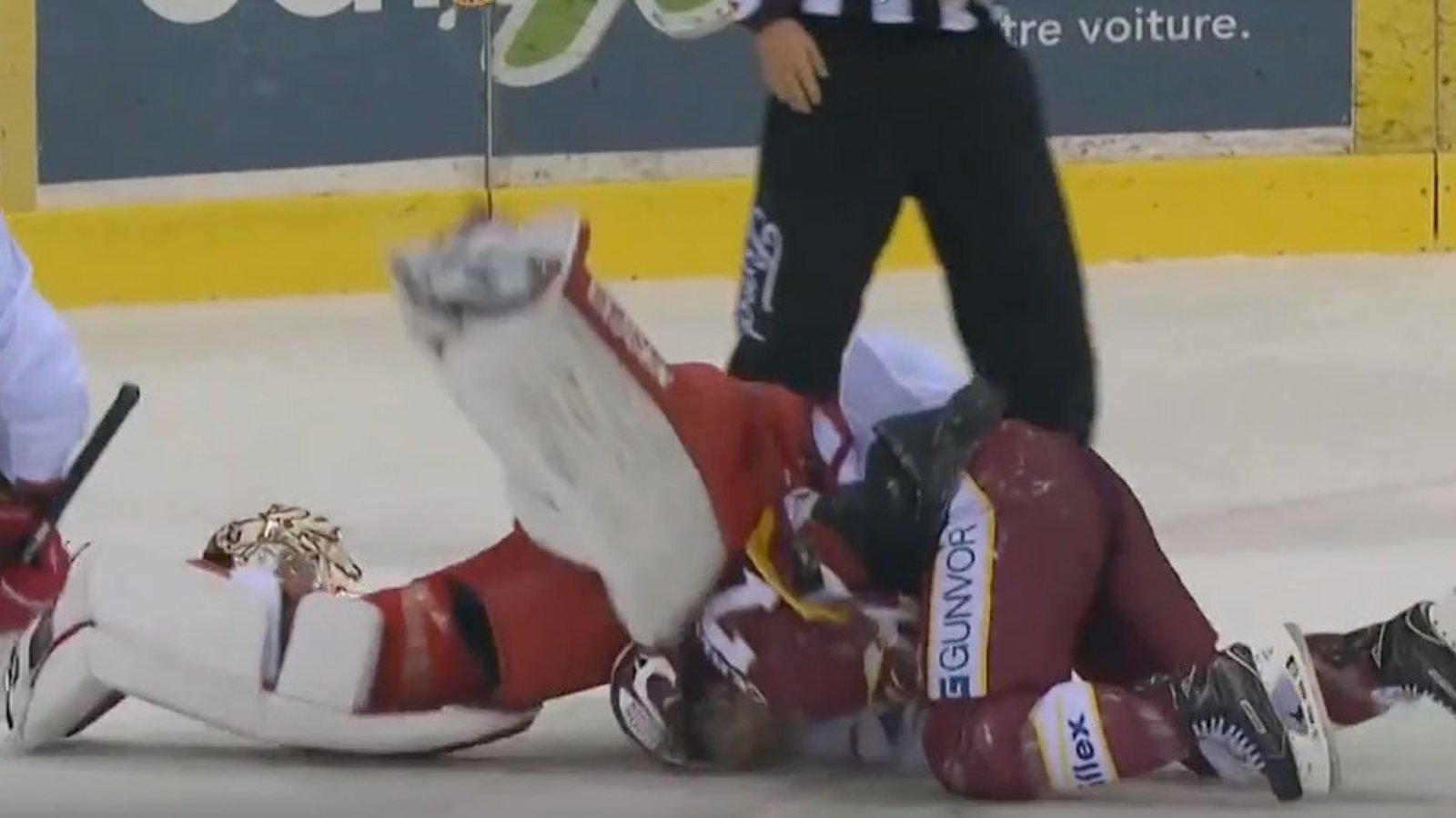 MUST SEE: Shortest player in history tries to throw heavy punches at goalie!