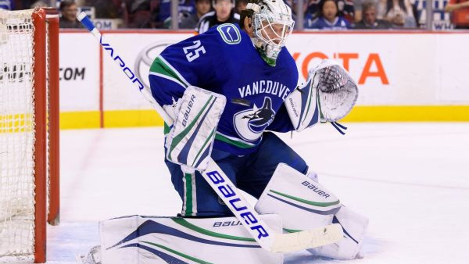 Goalie Domingue tells fans what to do if they want to see sports again this year!