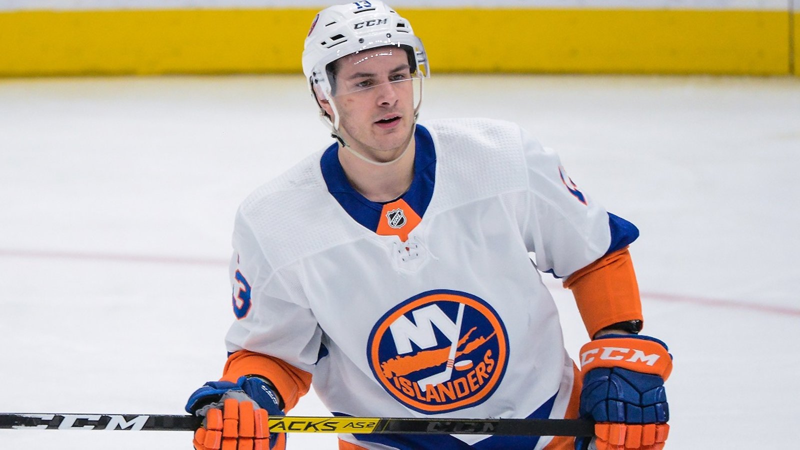 Mathew Barzal struck in the head by a puck just minutes before Game 7.
