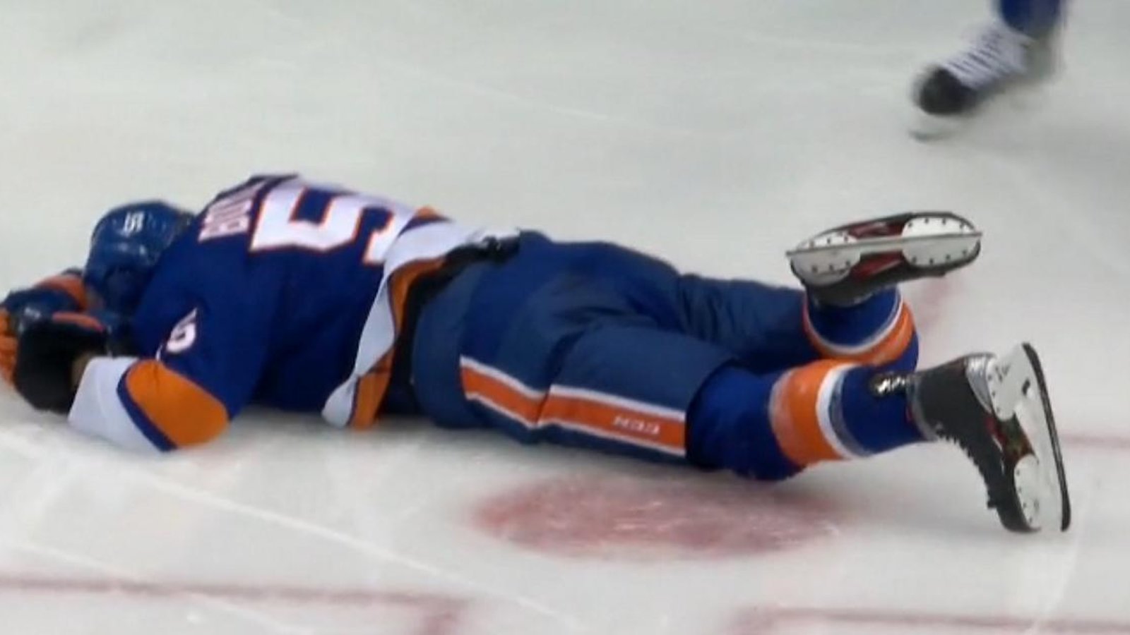 Controversial call after Matheson lays out Boychuk with a huge hit.