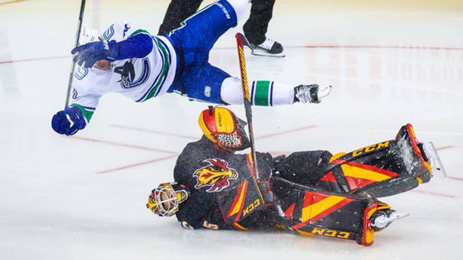 ICYMI: Markstrom absolutely obliterates Pearson waaaaay out of the net