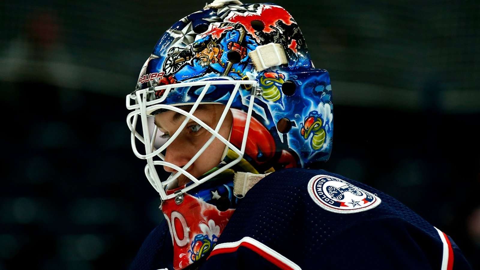 Blue Jackets goalie Elvis Merzlikins out with a significant injury.