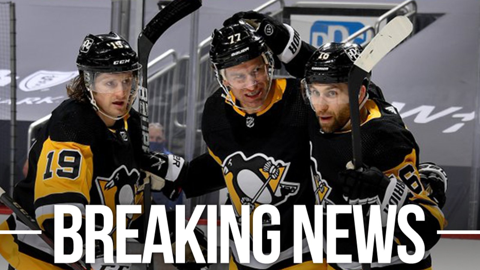 Jeff Carter scores his first hat trick as a member of the Penguins