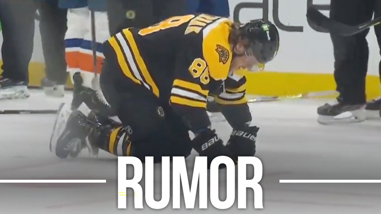 Komarov butt-ends Pastrnak after the whistle and Jack Edwards absolutely loses his mind