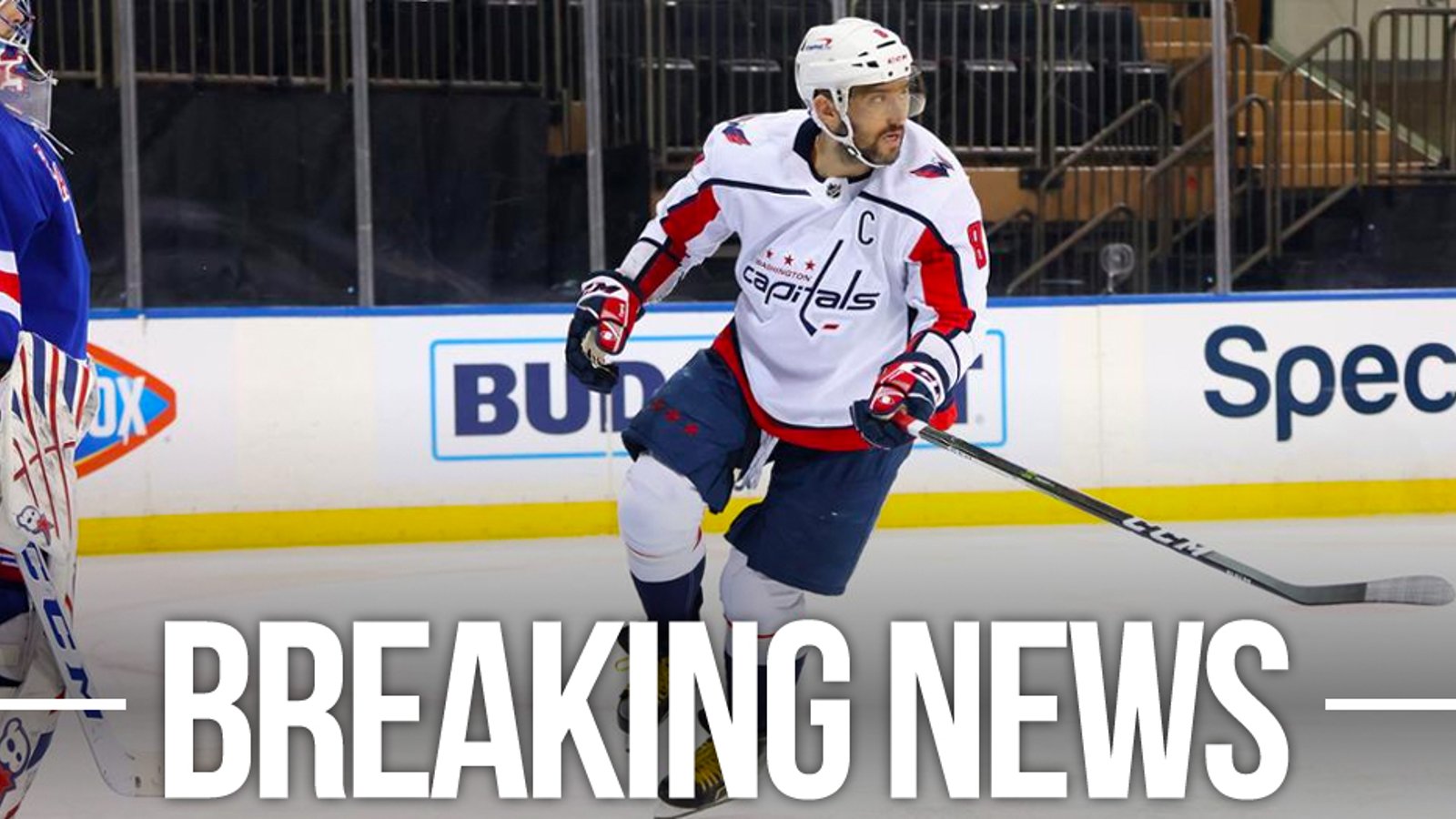 Capitals remove Ovechkin from the lineup for Wednesday's rematch against the Rangers
