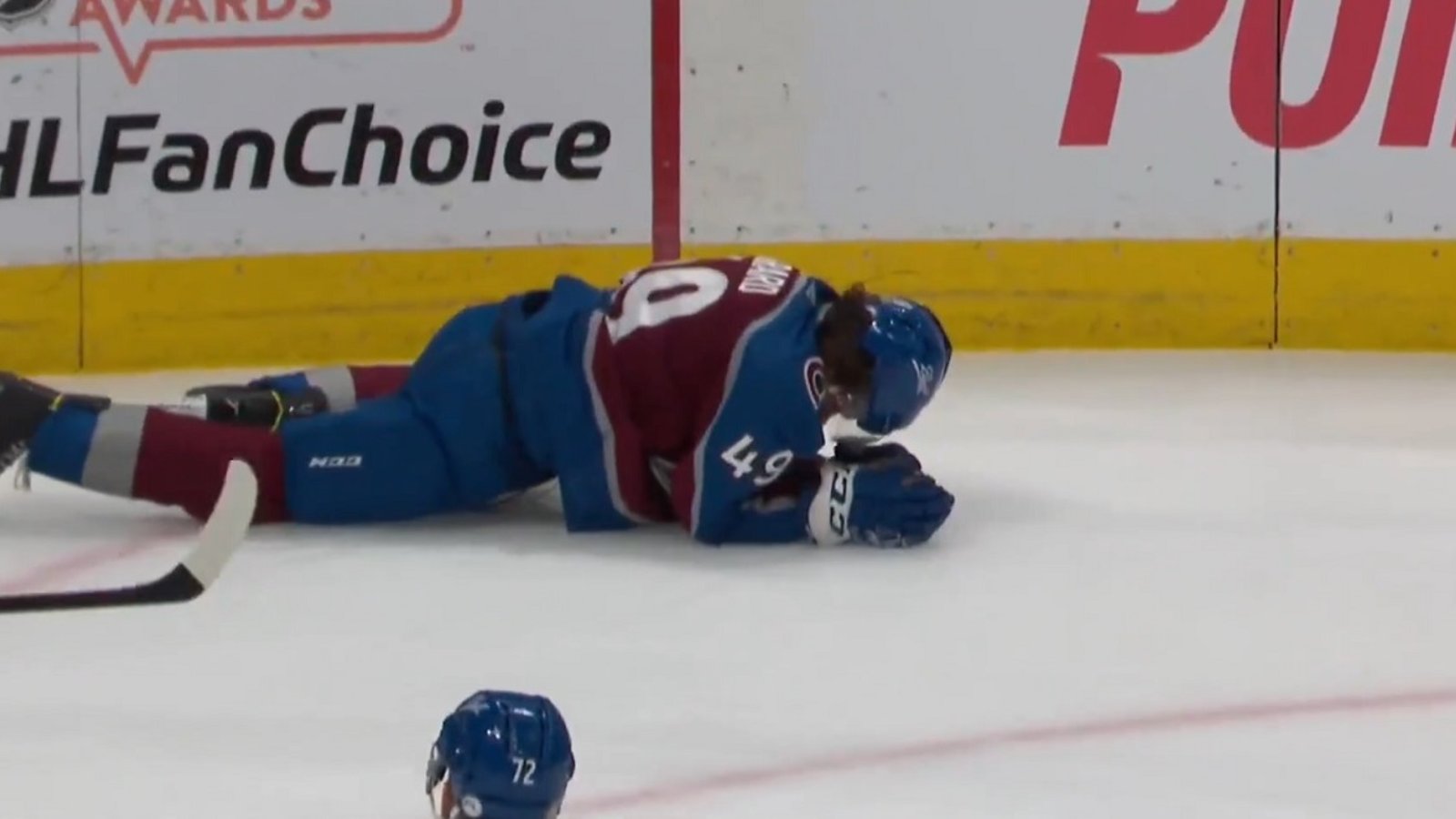 Max Pacioretty drops Samuel Girard with a reverse hit and all hell breaks loose.