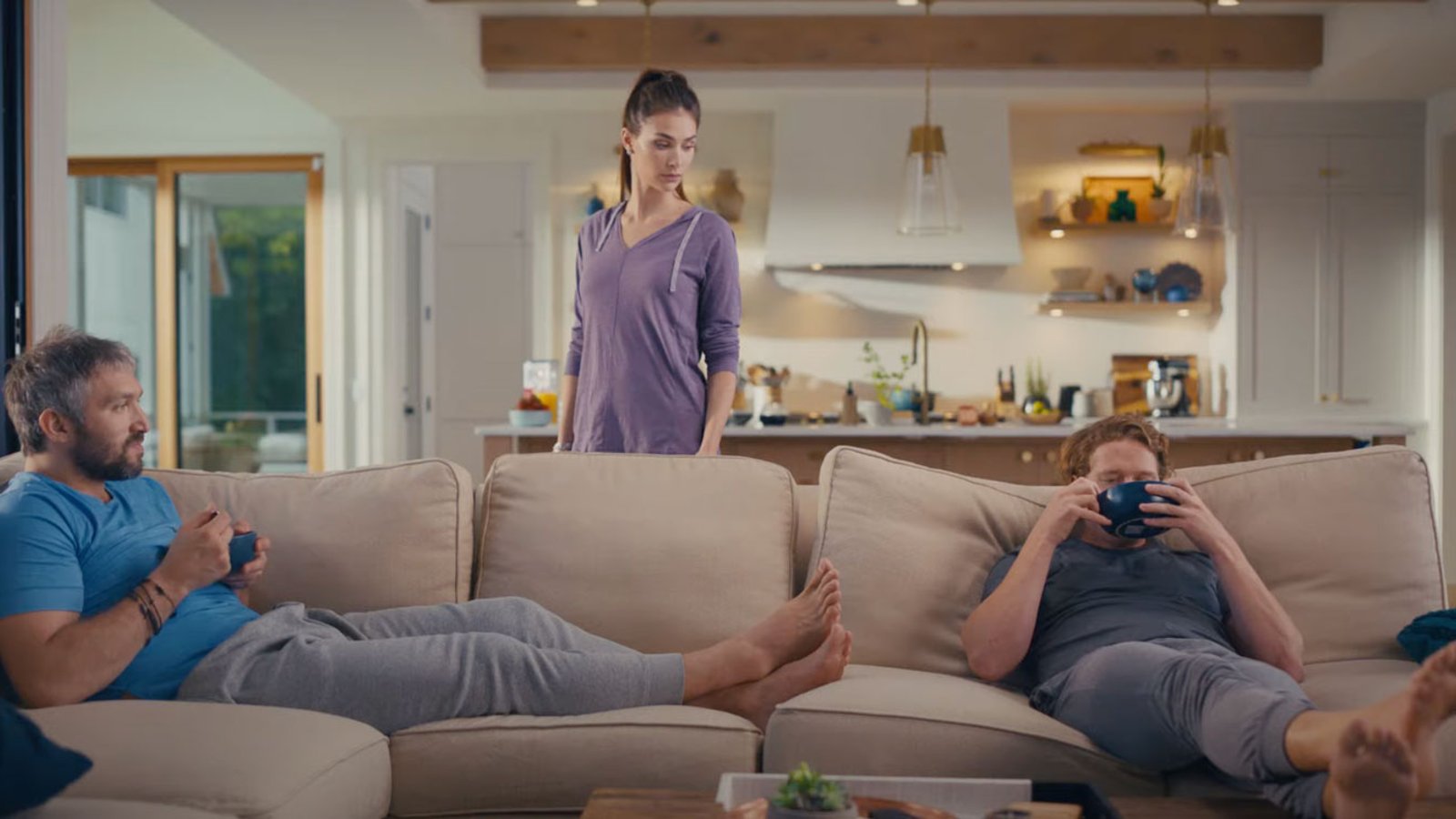 Alex Ovechkin and Nicklas Backstrom: best actors in the NHL! 