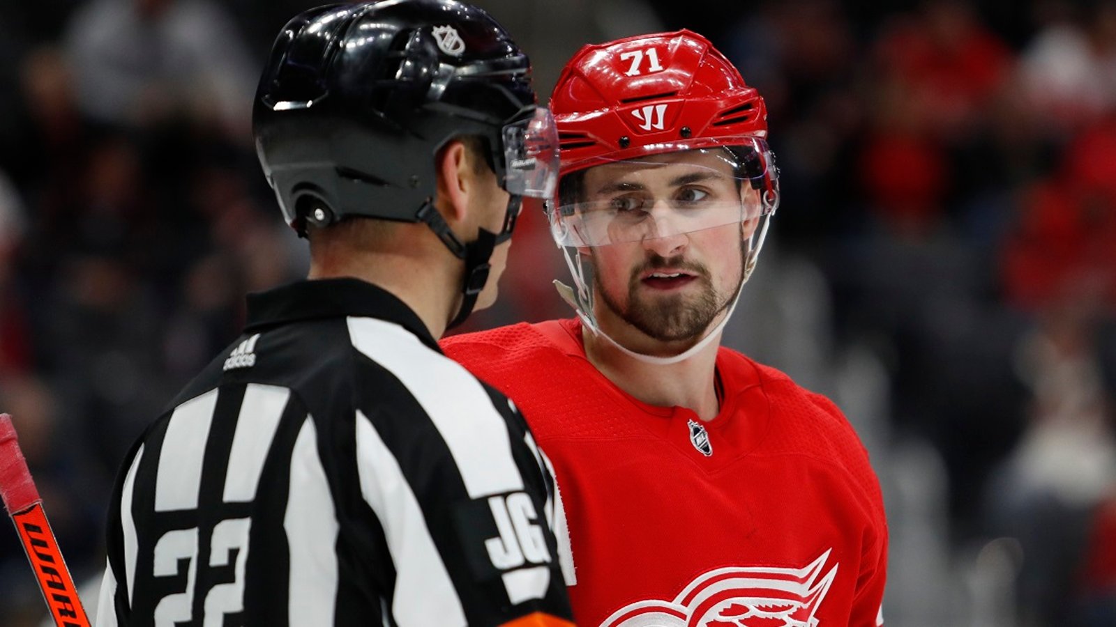 Dylan Larkin says the Red Wings are done being pushed around.