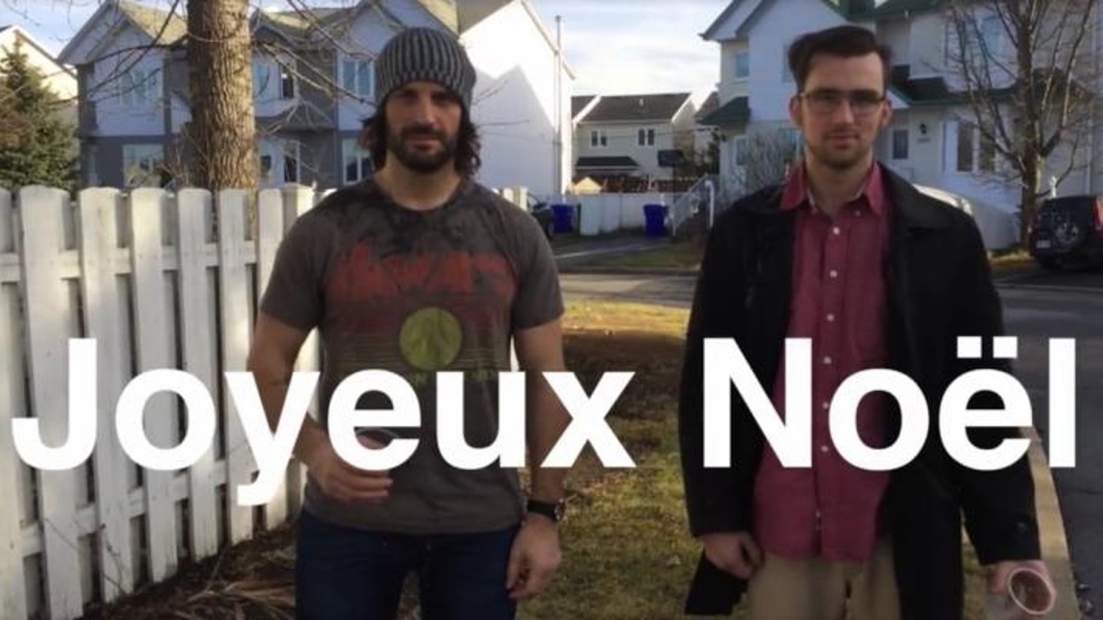 L'humoriste Mathieu Cyr dénonce notre Noël sans neige...
