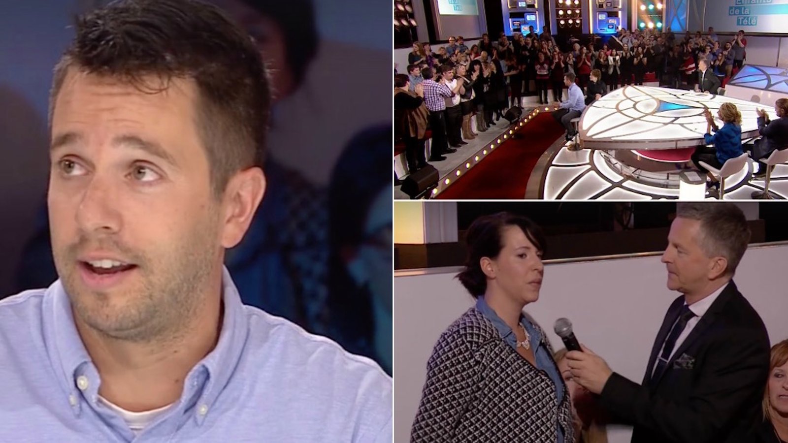 Alexandre Barrette et la maman d'un enfant trisomique provoquent un moment fort en émotion...