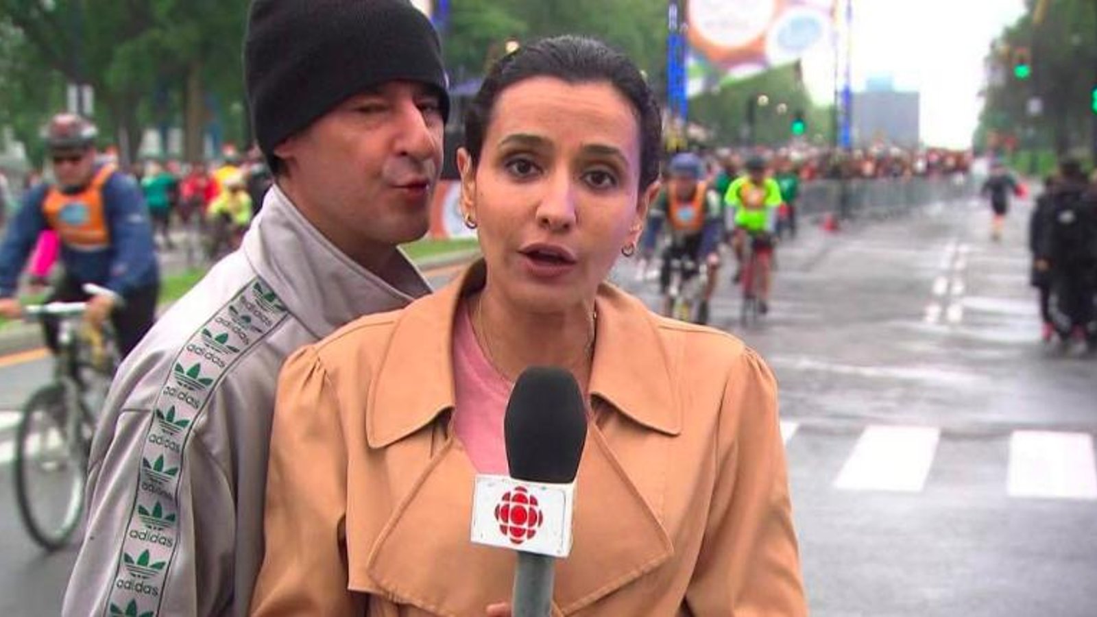 Une journaliste de Radio-Canada agressée pendant qu'elle était en direct à la télé