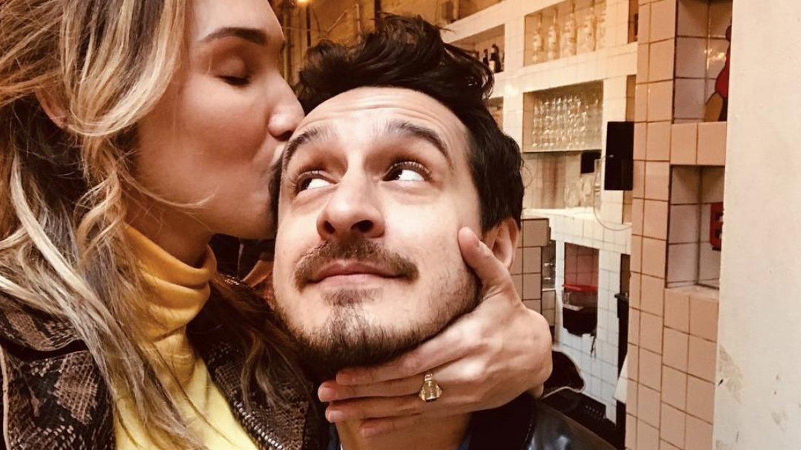 Bianca Gervais a souligné la fête de Sébastien Diaz en lui faisant la plus belle déclaration d'amour