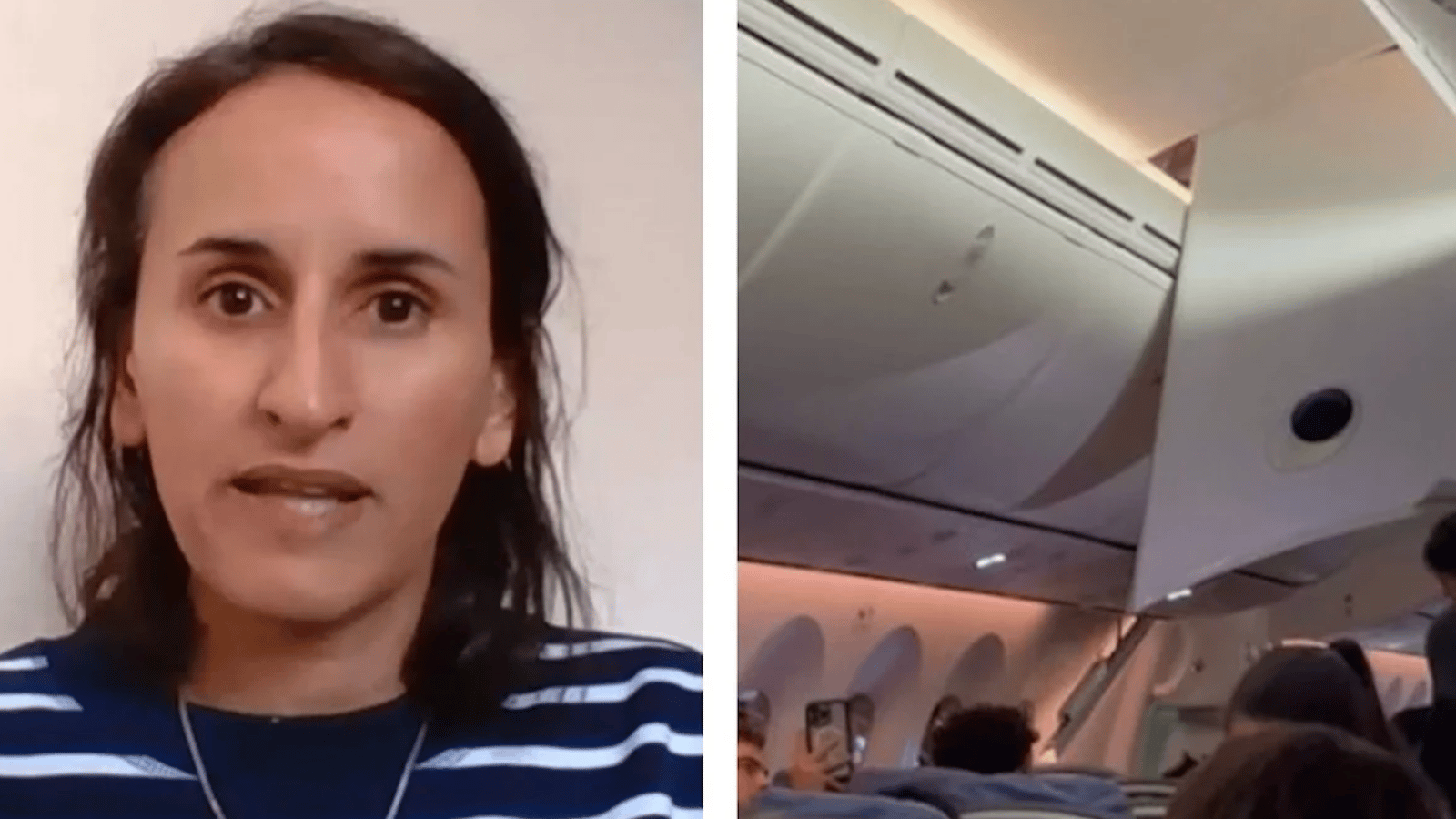 Turbulences extrêmes dans un avion: un garçon de deux ans est projeté dans le plafond d'un avion  