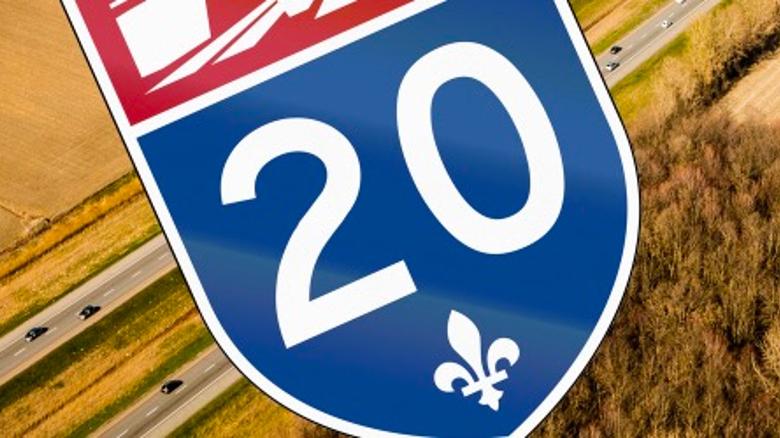 L'autoroute 20 sera fermée dans les deux directions.