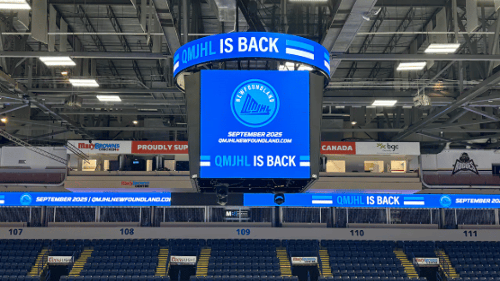 La nouvelle équipe de Saint-Jean à Terre-Neuve dans la LHJMQ dévoile son nom et logo