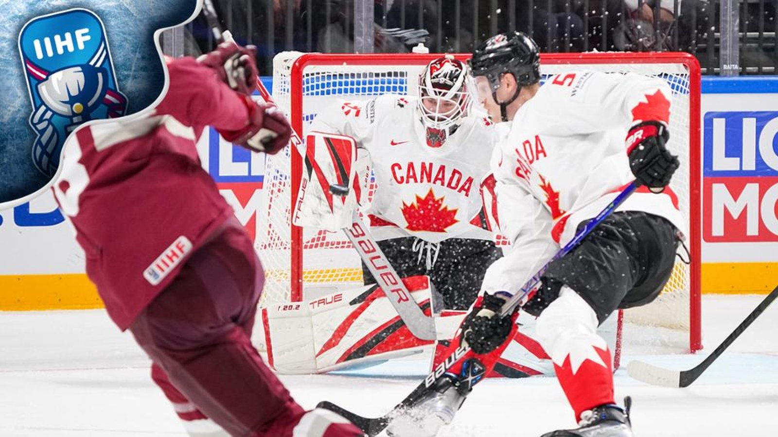 Samuel Montembeault est parfait à son premier match dans le Championnat mondial