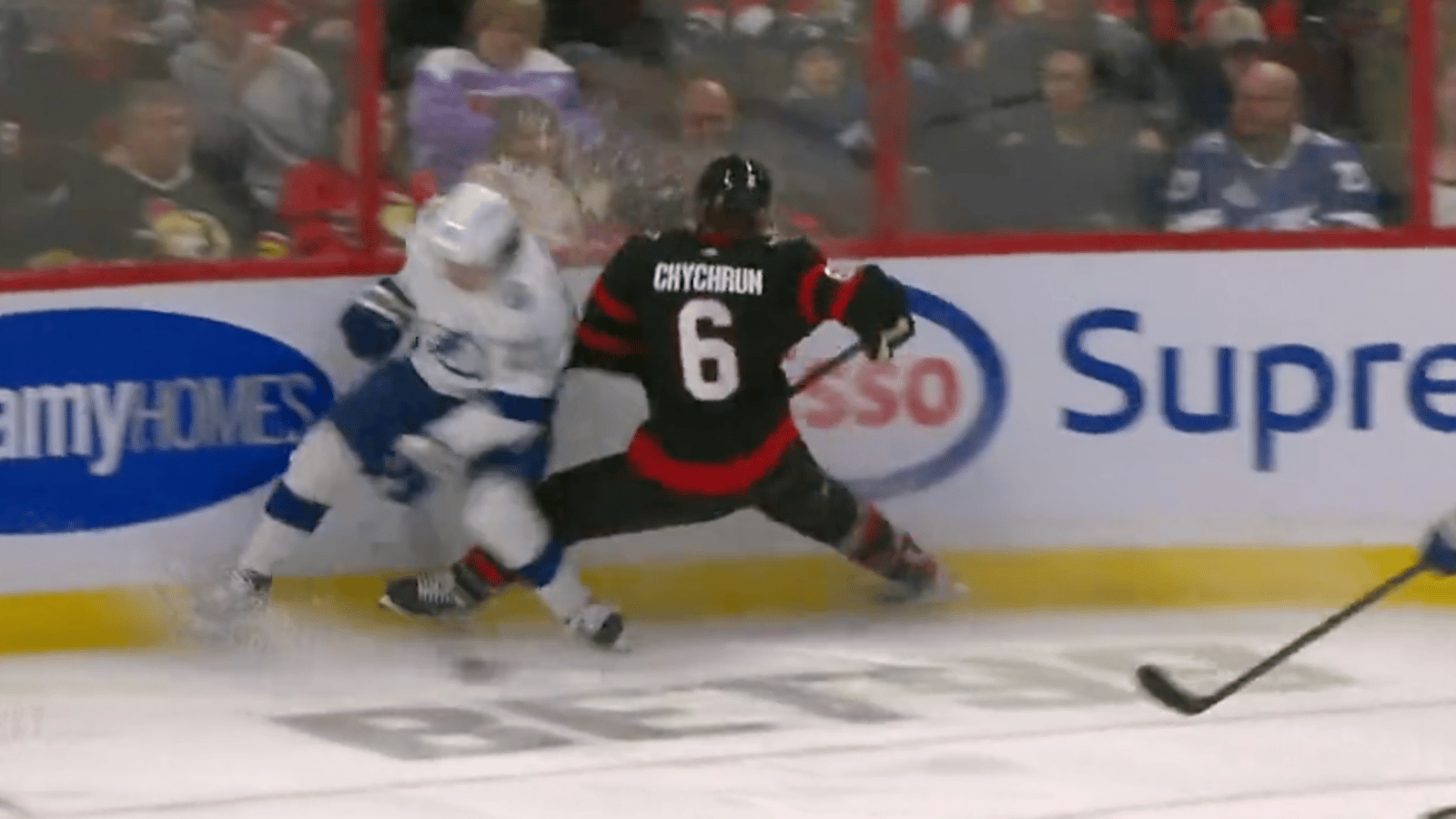 Les Sens perdent les services de Jakob Chychrun