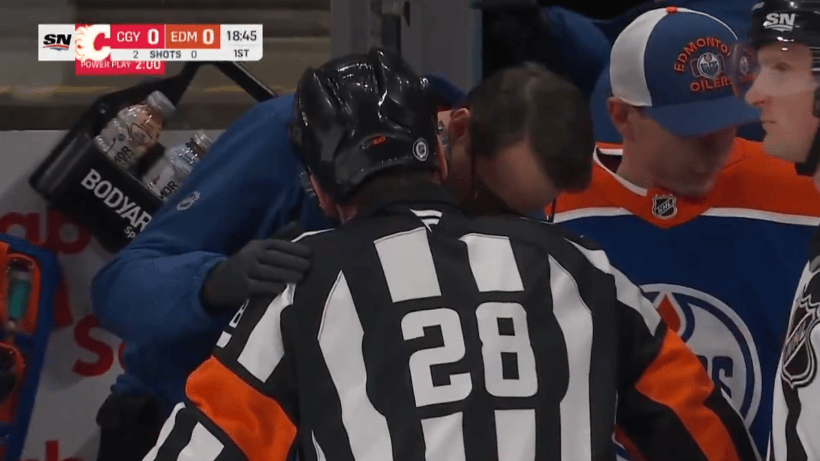 Scène bouleversante à Edmonton : Le match est arrêté en raison d'un partisan en détresse
