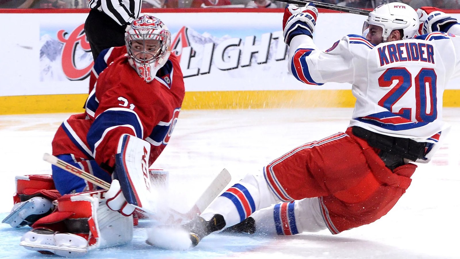 Chris Kreider a-t-il vraiment fait exprès de tomber sur Carey Price?