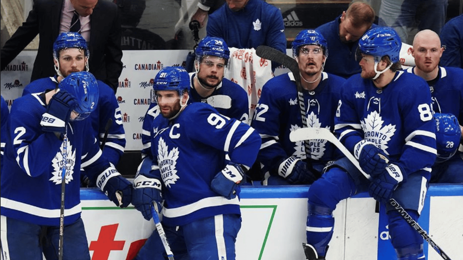 Gros manque de classe de la part des partisans des Leafs pendant le match d'hier