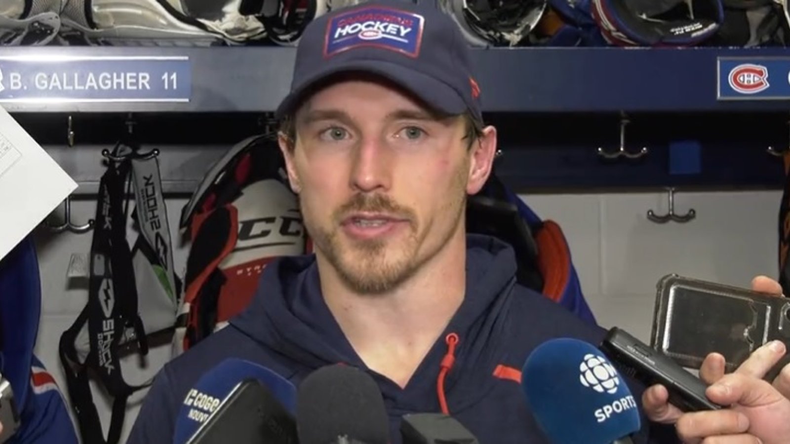 Furieux, Brendan Gallagher s'en prend à un arbitre après le match!