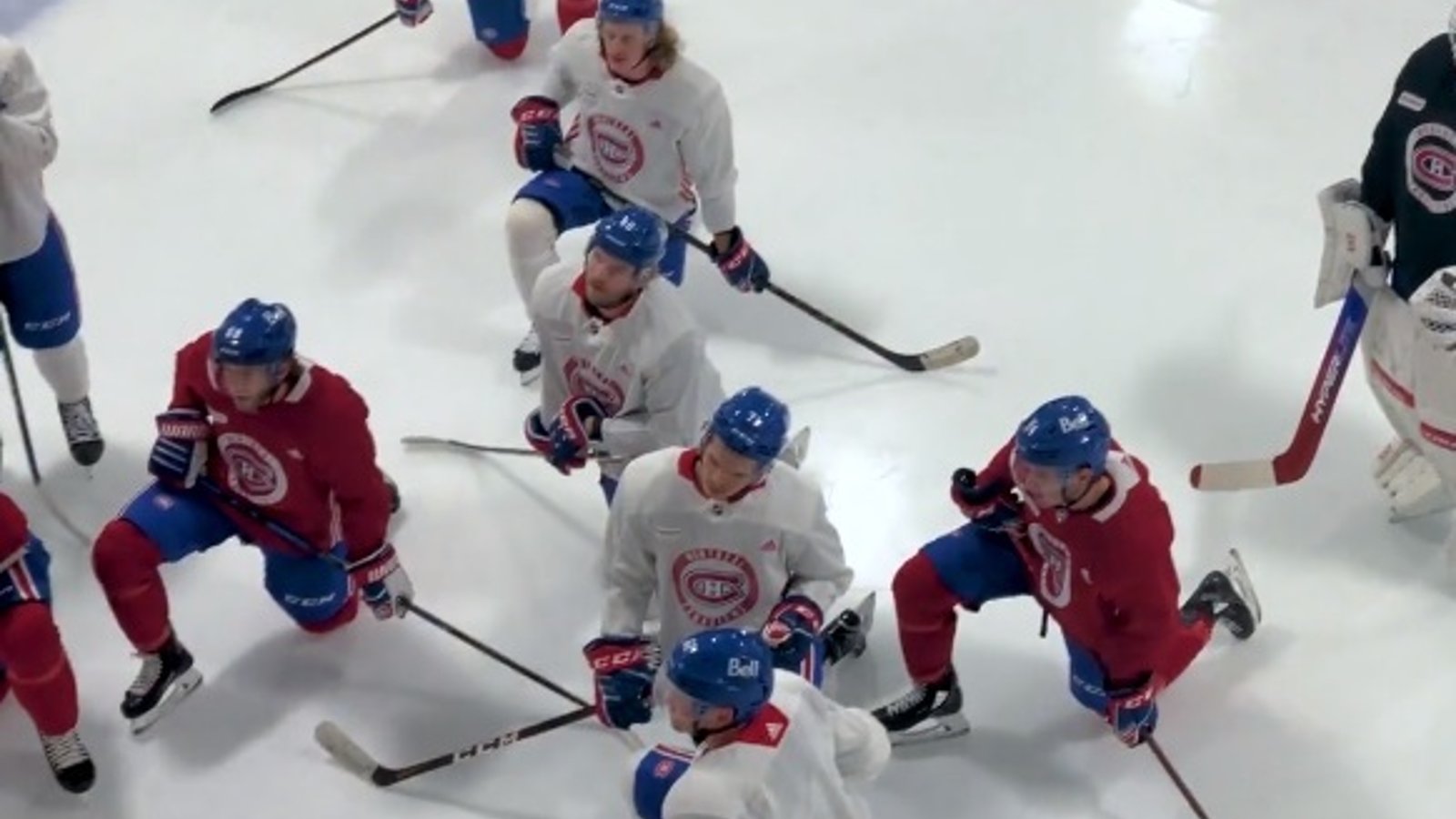 Deux retours et deux absents à l'entraînement du Canadien