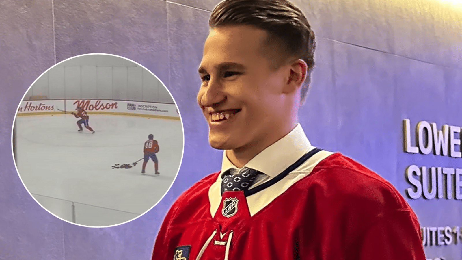 Les premiers coups de patin d'Ivan Demidov à Montréal